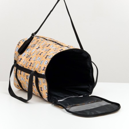Animal Obel Bag "Sherwood Cats" No. 2, 40x30x35 cm, gray design-4