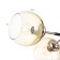 Sender chandelier 6he27 40W black and gold 58x58x27 cm