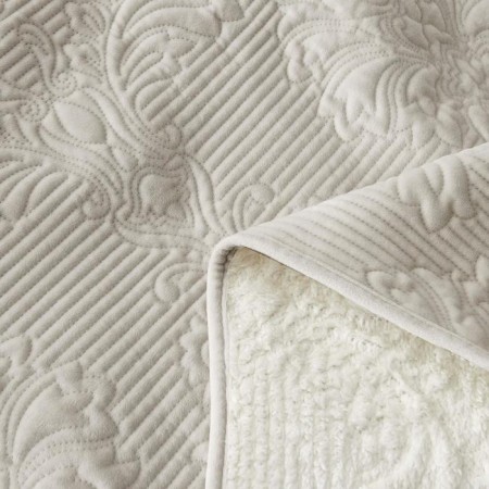 Vivaldi bedspread, size 160x220 cm, gray color-7