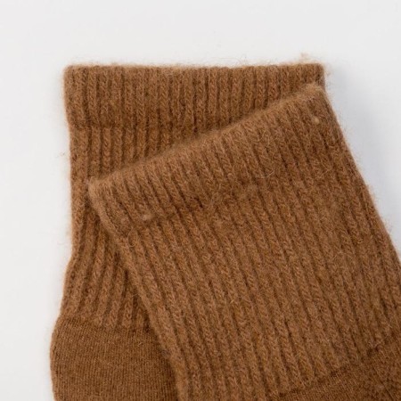 Women's socks from Mongolian wool, red color, size 25 (37-39)-1