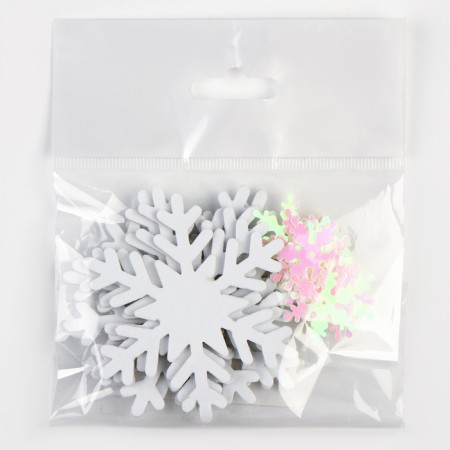 Decor "Snowflakes", white-3