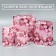 Laminated vertical "Pink Balls", MS 18 x 23 x 10 cm, New Year