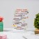 Poster on the stand "Mom's Rules" Origsheklo, 11.5 x 20 cm