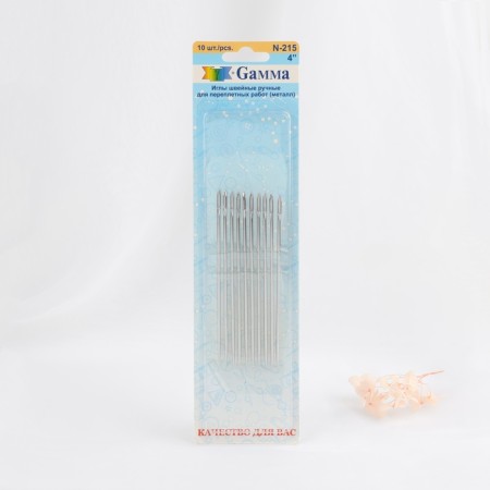 Needles for binding, d = 1.83 mm, 10 cm, 10 pcs, N-215