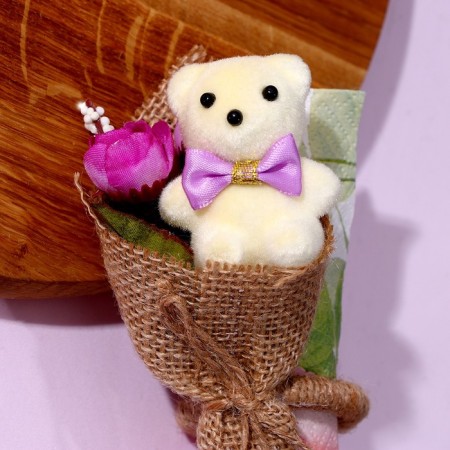 Set for decoration: Topper "Happy Birthday" 1 pc, a ring for napkins 1 pc, mix-11