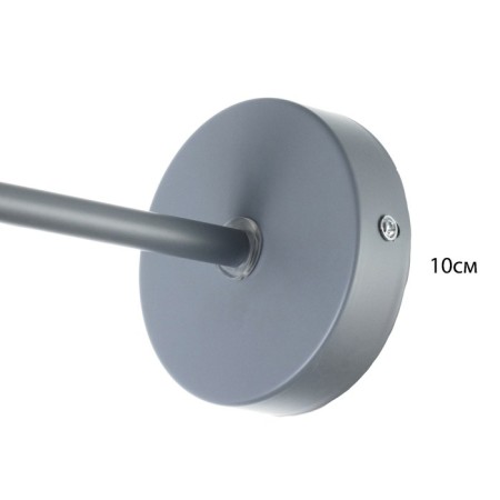 Bra "drop" E27 40W gray 10x10x35-135cm-6