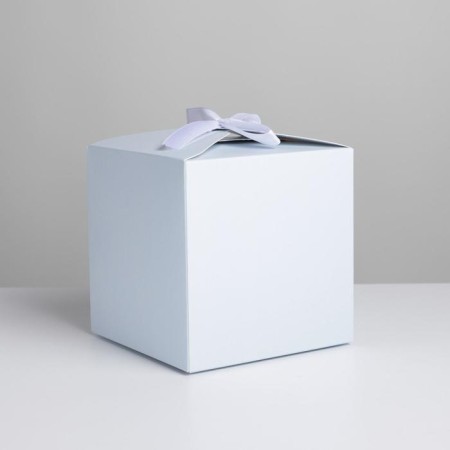 Gift folding box, packaging, “blue”, 12 x 12 x 12 cm-2