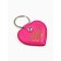 Kezzle keychain to the leatherette, female “Smile”, 6.1 x 9 cm