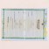 Birth certificate "Airy balls" embossing, blue background, a5
