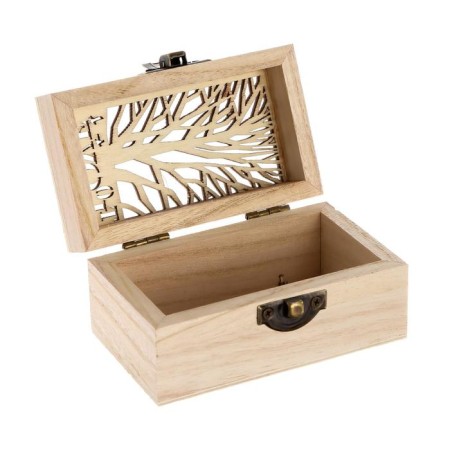 Casket wood for painting to love 6x10x5 cm-8