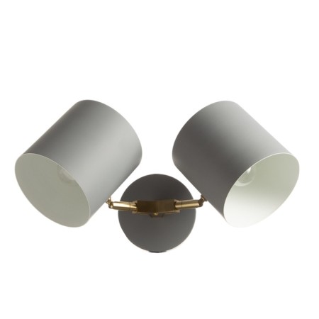 Sconces "azurit" 2he27 40w is gray 11x12x36cm