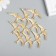 Decor for creativity Metal "Swallow" gold 3.7x2.3 cm