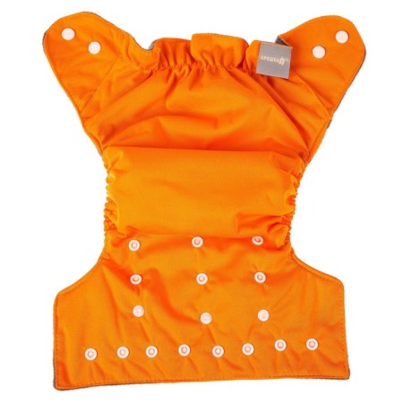 Panties-scammer, reusable, carbon-bamboo fabric, orange color, from 0-36 months.-8