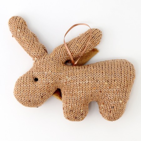 Soft toy "Deer" with a gold bow, 15 cm, color mix-2