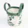 Textile basket Ethel "Tropics", 12*14 cm