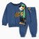 Kit (sweatshirt/trousers) for a boy, blue color, height 80 cm