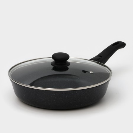 Flot Dilan "Elite", d = 26 cm, removable handle, glass cover, anti -stick coating