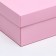 The box is folding, lid is, pink, 24 x 17 x 8 cm