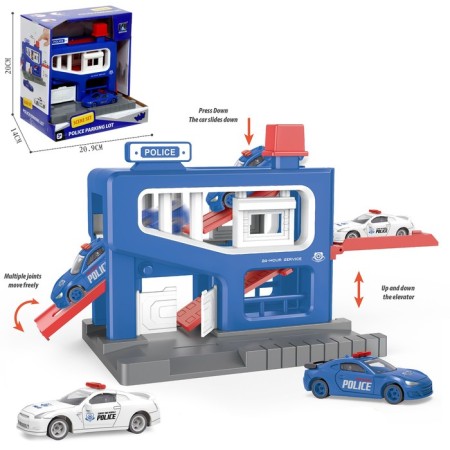 Parking "Police Party", with a machine included, mix