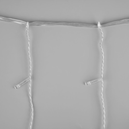 Garland "Curtain" 2 × 3 m, IP20, transparent thread, 720 LED, yellow glow, 8 modes, 220 V-3