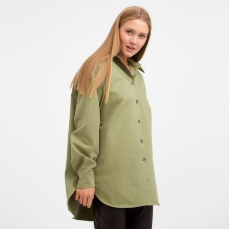 Women's shirt Minaku: Casual Collection Color Green, Rr. 50-1