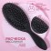 Massage comb, 7 × 22 cm, black color