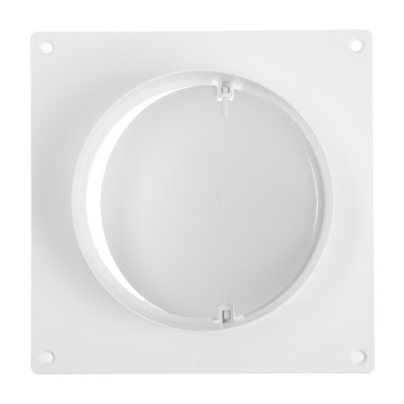 Round channels connector Zein, D = 125 mm, ventilation, with a patch plate and with a valve-4