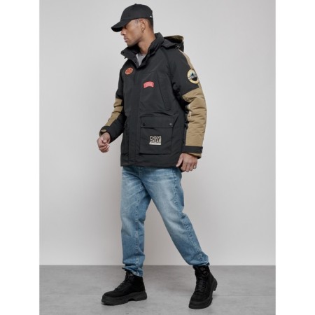Male Winter jacket, size 52, black color-1