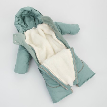 Kinderlitto transformer Kinderlitto “Velvet”, height 68-80 cm, green-gray color-6