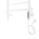 Domoterm electric heated towel rail "Orpheus" P8, 500x800 mm, right, white matte