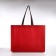 Bag beach without fasteners, red color