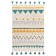 Cotton carpet with contrast ethnic ornament Ethnic, size 120x180 cm