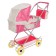 Puppet stroller No. 16, pink color with gray