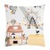 Pillowcase decorative Ethel Fantasy Town, 40 x 40 cm, 100% cotton, mix