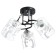 ARISA chandelier 3he27 40W Black 50x50x27 cm Bayerlux
