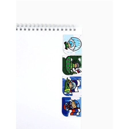 Magnetic bookmarks for books, 4 pcs. In the postcard "Young hero, from February 23!"-2