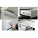 Tumbling bedside Elton No. 1 suspension, 460x320x260, oak sonoma/MDF white gloss