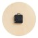 Wall clock, series: interior, "manicure", discrete move, D-23. cm