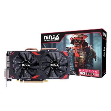 Ninja RX580, 8GB, 256BIT, GDDR5, HDMI, DP, HDCP video card