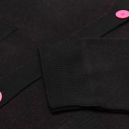 Cardigan female, black color, size One size (42-46)-3