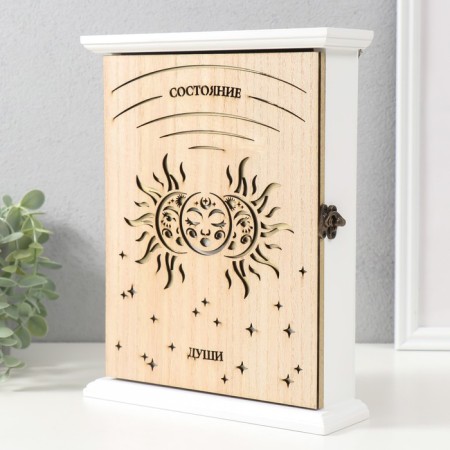 Keywater tree 6 hooks "Sun and Moon" 26.5x20.8x6.3 cm-2