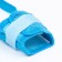 Muzzle mesh with double fixation, size M (length on the nose 10 cm, muzzle 20 cm), blue