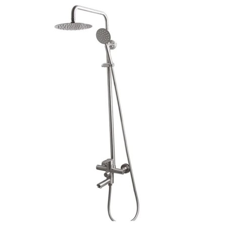 The shower system Fashun A52401-1, pour 120 mm, with a tropical shower, hand watering can, satin