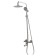 The shower system Fashun A52401-1, pour 120 mm, with a tropical shower, hand watering can, satin