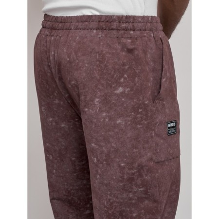 Sports male trousers, size 50, brown color-17