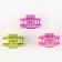 Hair crab 3 pcs. "Tenderness" 4.5 x 2.5 x 2.5 cm
