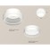 Ambrella Light Acrylic lamp, XS8412004, GX53 LED 12 W, white sand color, white matte