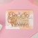 Liberty hair crest "circles shine, 5x7 cm, gold