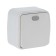 Switch Union "Electra", 10 A, 1 key, external, backlight, white