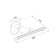 Luara Luara 8W LED bronze 21x50x15 cm